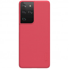 Nillkin Super Frosted Zadný Kryt pre Samsung Galaxy S21 Ultra 5G Bright Red