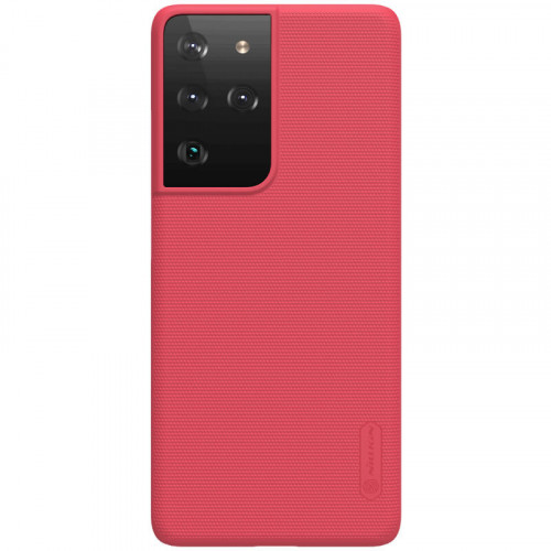Nillkin Super Frosted Zadný Kryt pre Samsung Galaxy S21 Ultra 5G Bright Red