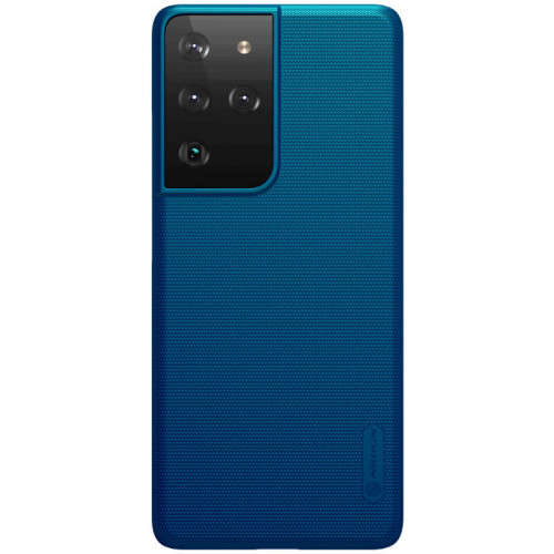 Nillkin Super Frosted Zadný Kryt pre Samsung Galaxy S21 Ultra 5G Peacock Blue