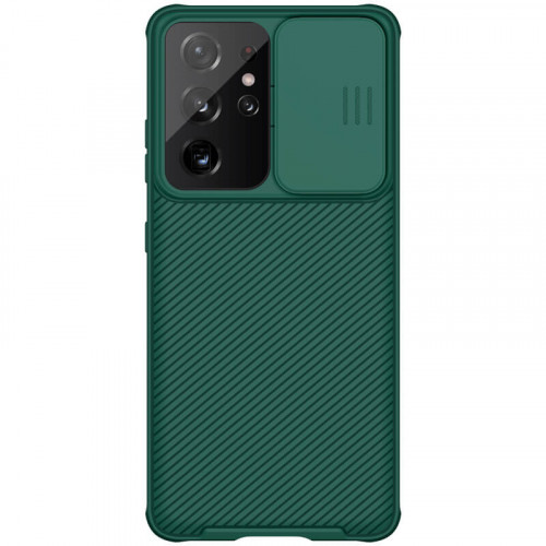 Nillkin CamShield Pro Zadný Kryt pre Samsung Galaxy S21 Ultra 5G Deep Green