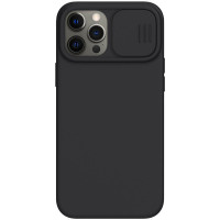 Nillkin CamShield Silky Silikónový Kryt pre Apple iPhone 12 Pro Max Black