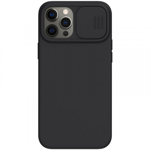 Nillkin CamShield Silky Silikónový Kryt pre Apple iPhone 12 Pro Max Black