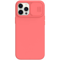 Nillkin CamShield Silky Silikónový Kryt pre Apple iPhone 12 Pro Max Orange Pink