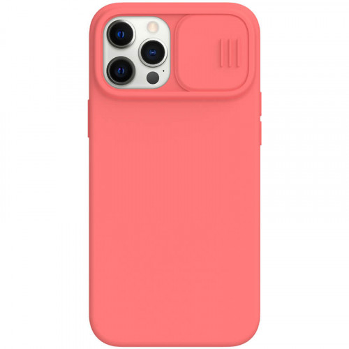 Nillkin CamShield Silky Silikónový Kryt pre Apple iPhone 12 Pro Max Orange Pink