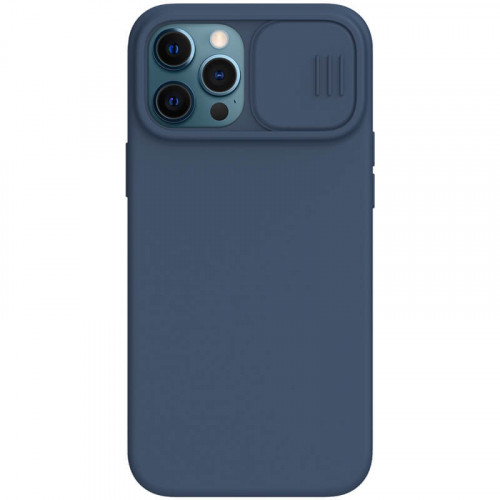 Nillkin CamShield Silky Magnetic Silikónový Kryt pre Apple iPhone 12 Pro Max Blue