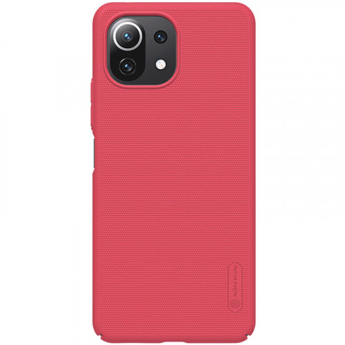 Nillkin Super Frosted Zadný Kryt pre Xiaomi 11 Lite 5G NE / Mi 11 Lite / Mi 11 Lite 5G Bright Red