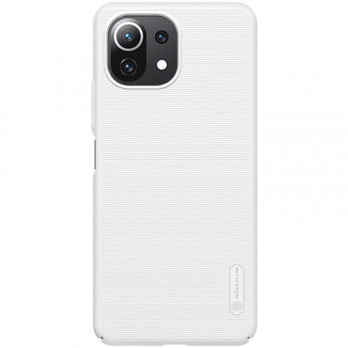 Nillkin Super Frosted Zadný Kryt pre Xiaomi 11 Lite 5G NE / Mi 11 Lite / Mi 11 Lite 5G White