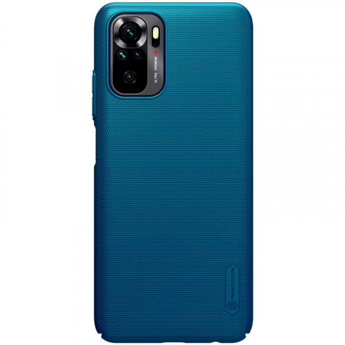 Nillkin Super Frosted Zadný Kryt pre Xiaomi Redmi Note 10 / Xiaomi Redmi Note 10S Peacock Blue
