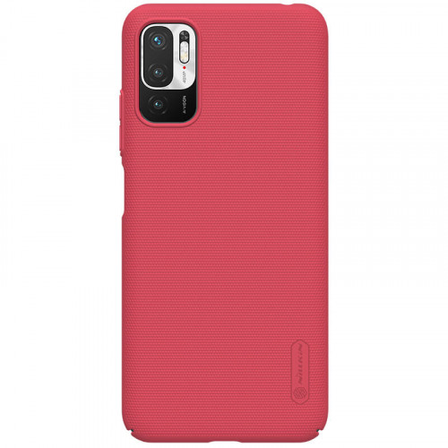 Nillkin Super Frosted Zadný Kryt pre Xiaomi Redmi Note 10 5G / POCO M3 Pro 5G Bright Red