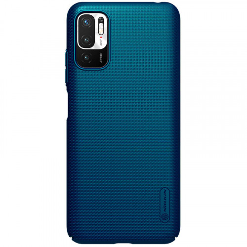 Nillkin Super Frosted Zadný Kryt pre Xiaomi Redmi Note 10 5G / POCO M3 Pro 5G Peacock Blue