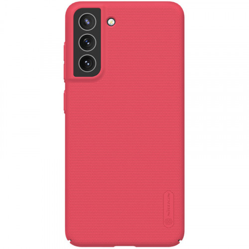 Nillkin Super Frosted Zadný Kryt pre Samsung Galaxy S21 FE 5G Bright Red