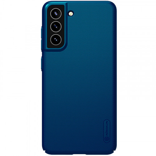 Nillkin Super Frosted Zadný Kryt pre Samsung Galaxy S21 FE 5G Peacock Blue