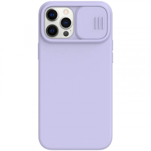 Nillkin CamShield Silky Silikónový Kryt pre Apple iPhone 12 / iPhone 12 Pro Purple