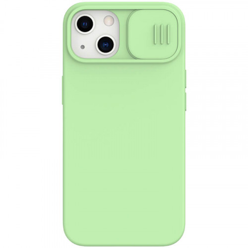 Nillkin CamShield Silky Silikónový Kryt pre Apple iPhone 13 Mint Green