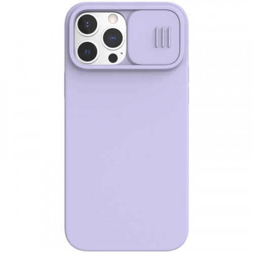 Nillkin CamShield Silky Silikónový Kryt pre Apple iPhone 13 Pro Max Purple