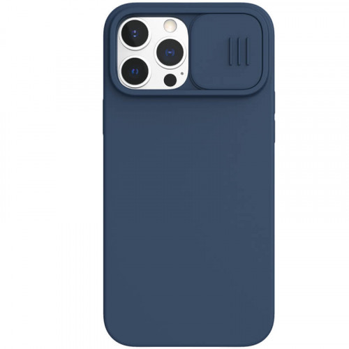 Nillkin CamShield Silky Magnetic Silikónový Kryt pre Apple iPhone 13 Pro Max Blue