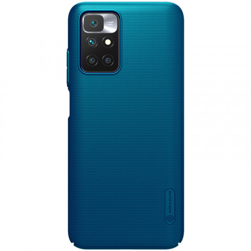 Nillkin Super Frosted Zadný Kryt pre Xiaomi Redmi 10 / 10 Prime Peacock Blue