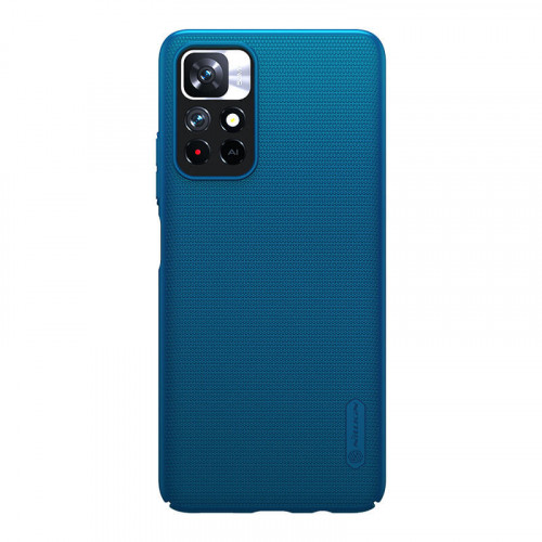 Nillkin Super Frosted Zadný Kryt pre Xiaomi Redmi Note 11T 5G / POCO M4 Pro 5G Peacock Blue