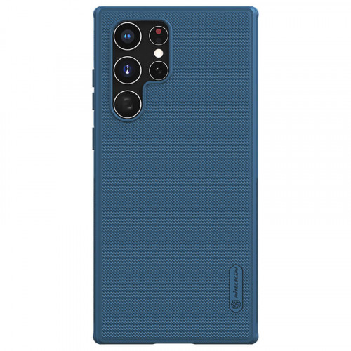 Nillkin Super Frosted PRO Zadný Kryt pre Samsung Galaxy S22 Ultra Blue