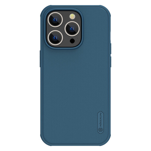 Nillkin Super Frosted PRO Zadný Kryt pre Apple iPhone 14 Pro Max Blue (Without Logo Cutout)