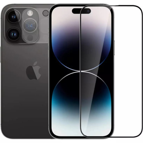 Nillkin 2v1 HD Full Screen Tvrdené Sklo pre Apple iPhone 14 Pro Black