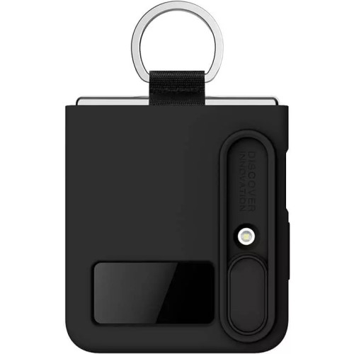 Nillkin CamShield Silky Silikónový Kryt pre Samsung Galaxy Z Flip4 Classic Black