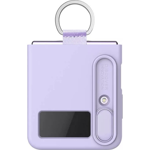 Nillkin CamShield Silky Silikónový Kryt pre Samsung Galaxy Z Flip4 Misty Purple