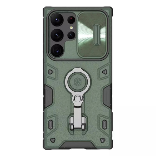 Nillkin CamShield Armor PRO Zadný Kryt pre Samsung Galaxy S23 Ultra Dark Green