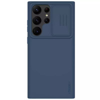 Nillkin CamShield Silky Silikónový Kryt pre Samsung Galaxy S23 Ultra Midnight Blue