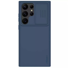 Nillkin CamShield Silky Silikónový Kryt pre Samsung Galaxy S23 Ultra Midnight Blue