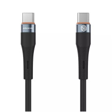 Nillkin Flowspeed Liquid Silicone Dátový Kábel USB-C/USB-C 1,2m 60W Black