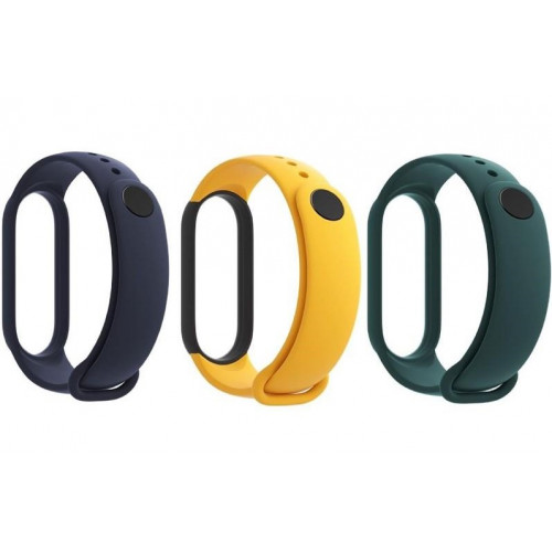 Xiaomi Original Mi Band 5 / Mi Band 6 Strap Set Blue / Yellow / Mint