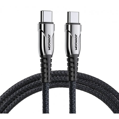 Joyroom S-1230K1 USB-C to USB-C Braided Fast Charging Cable 1.2m Black