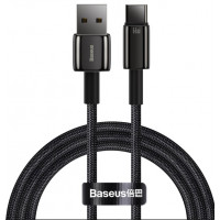 Baseus CATWJ-B01 Tungsten Gold USB-C Kabel 66W 1m Black