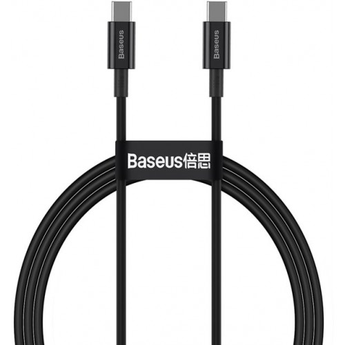 Baseus CATYS-B01 Superior Fast Charging Dátový Kábel USB-C - USB-C 100W 1m Black