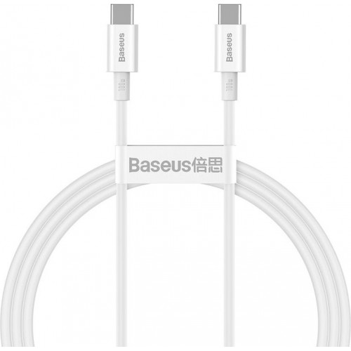 Baseus CATYS-B02 Superior Fast Charging Dátový Kábel USB-C - USB-C 100W 1m White
