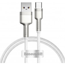 Baseus CAKF000102 Cafule Metal Dátový Kábel USB-USB-C 66W 1m White