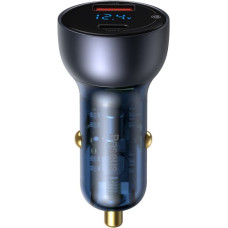 Baseus CCKX-C0G Particular Nabíjačka do Auta Digital Display 2xUSB 65W Gray