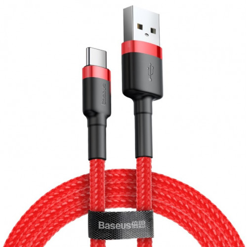 Baseus CATKLF-B09 Cafule Cable USB-C 3A 1m Red/Red