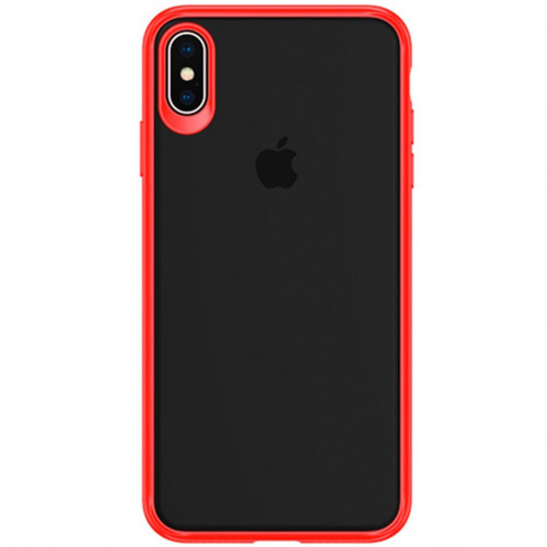 USAMS Mant Zadný Kryt Red pre Apple iPhone XS Max