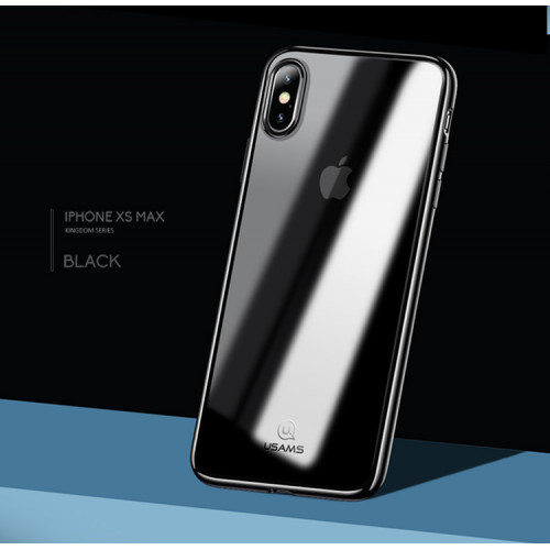 USAMS Kingdom TPU Zadný Kryt Black pre iPhone Xs Max