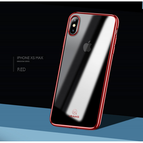 USAMS Kingdom TPU Zadný Kryt Red pre Apple iPhone Xs Max