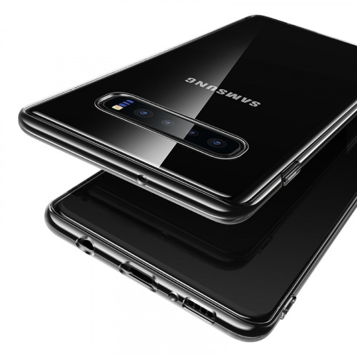 USAMS Primary TPU Zadný Kryt Transparent pre Samsung Galaxy S10