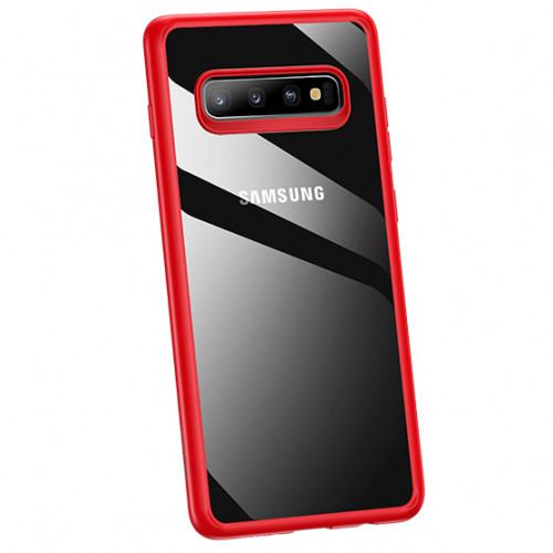 USAMS Mant Zadný Kryt pre Samsung Galaxy S10 Red 