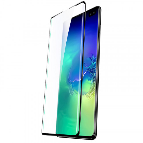 USAMS BH497 Tvrdené Sklo 0,33mm Full Cover Black pre Samsung Galaxy S10+