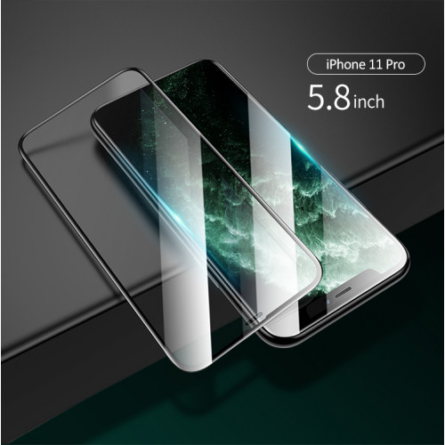 USAMS BH546 Full Cover Tvrdené Sklo 0.33mm pre Apple iPhone X / Xs / 11 Pro Black