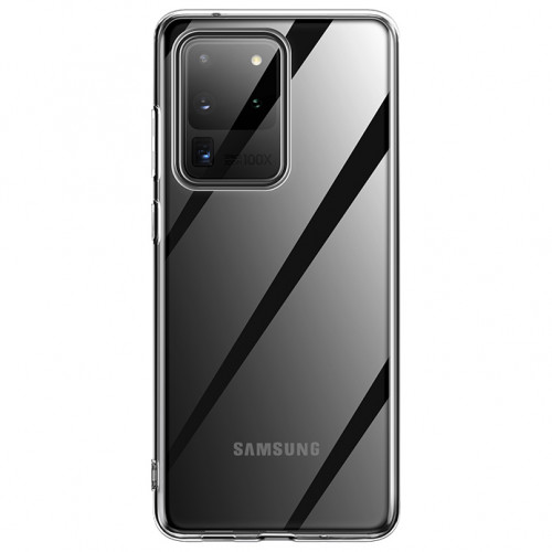 USAMS Primary TPU Zadný Kryt Transparent pre Samsung Galaxy S20 Ultra 5G
