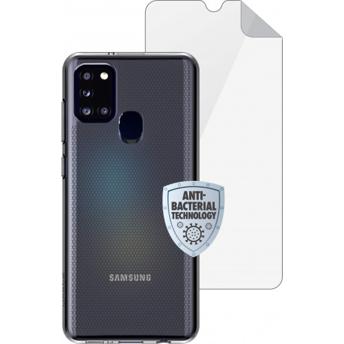 Matrix SE Puzdro pre Samsung Galaxy A21s Transparent + ochranná fólia