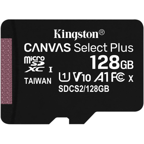 Kingston Canvas Select Plus microSDXC UHS-I Class 10 card 128GB