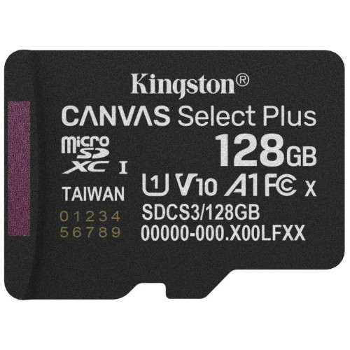 Kingston CANVAS Select Plus microSDXC UHS-I Class 10 U1 A1 128GB